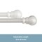 Kenney Mfg Kenney Davenport 1/2 Petite Cafe Decorative Window Curtain Rod, 28-48, Brushed Nickel KN55970 - alternate 4